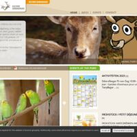 Screenshot of the Website from EscherDeierpark