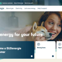 Screenshot of Sudenergie Website