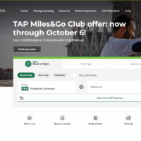 Screenshot of the Tap Website