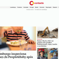 Screenshot of Contacto Website